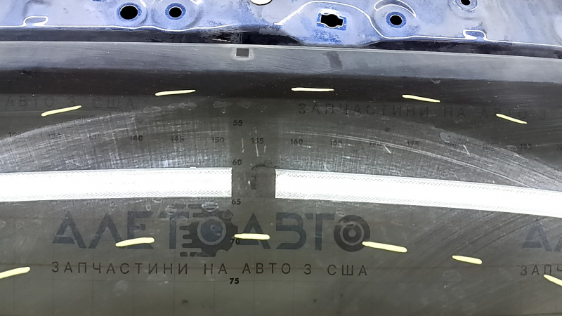 Mazda CX-5 17-24 electric trunk door with glass, tinted, blue 42M, worn glass, scratches on the glass