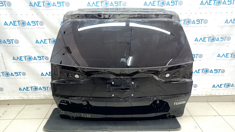 Bare tailgate with glass for Honda CRV 23-25, tinted, black NH731P, dents