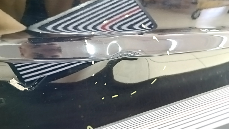 Bare tailgate with glass for Honda CRV 23-25, tinted, black NH731P, dents