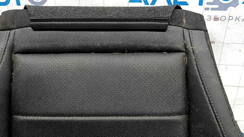 Mercedes W167 GLE 350 450 20-23 passenger seat cushion upholstery, black leather, perforated, heated, water contact, cleanable