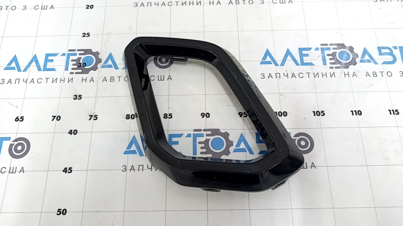 Left front bumper lip trim for Honda CRV 23-24 HEV, gloss black, sand, scratches