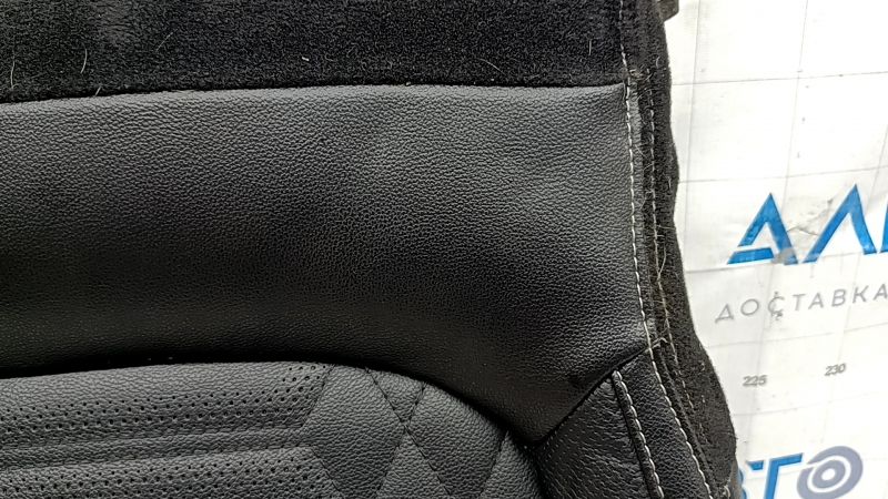 Ford Escape MK4 2023-2025 passenger seat cushion upholstery, black leather with perforation, heated, dented, scratched