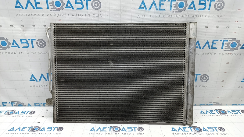 BMW X5 F15 14-18 N55 air conditioning condenser radiator, plug-in is damaged