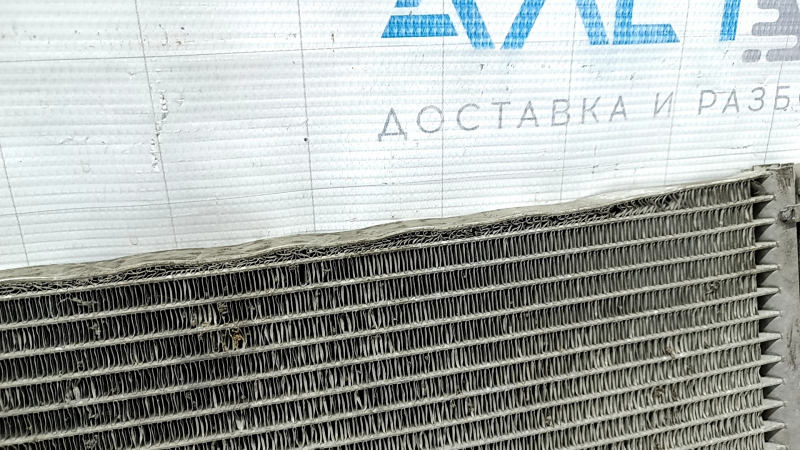 BMW X5 F15 14-18 N55 air conditioning condenser radiator, plug-in is damaged