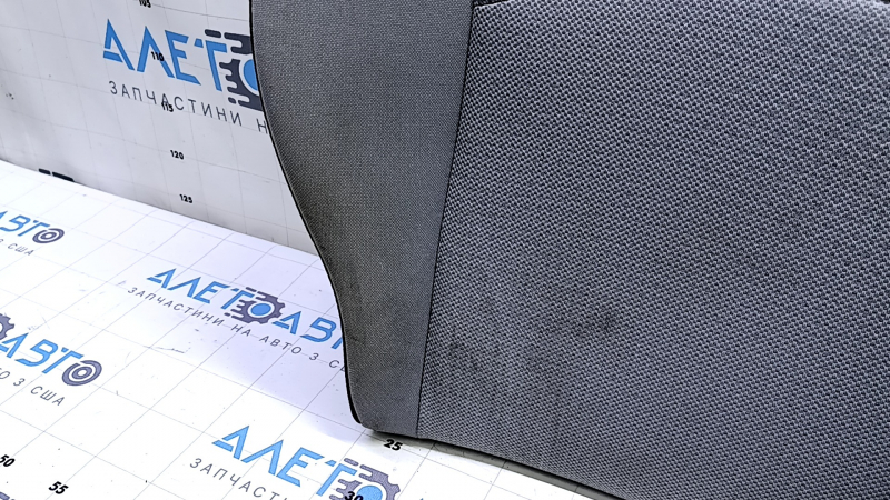 Rear seat, 2nd row, upper right, Toyota Prius 50 19-20, black and gray cloth, with belt, with armrest, for cleaning