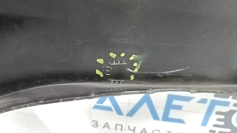 Kia Optima 16-18 USA built bare front bumper, burgundy, broken fasteners, dents, scratches