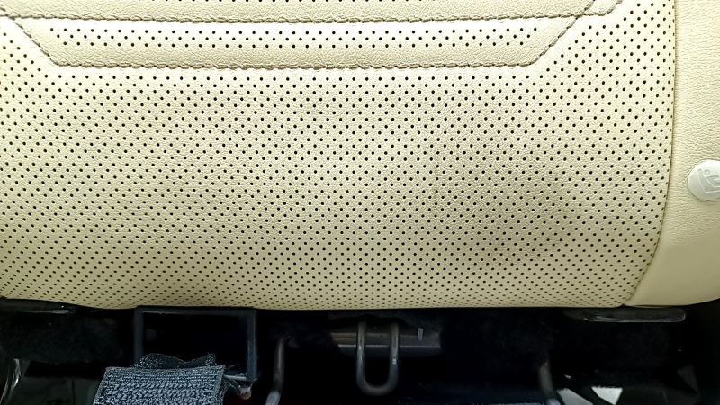 Rear row of seats, 2nd row, upper part, right, Lexus NX200t NX300h 15-17, beige with black inserts, with armrest, without belts, needs cleaning, dented