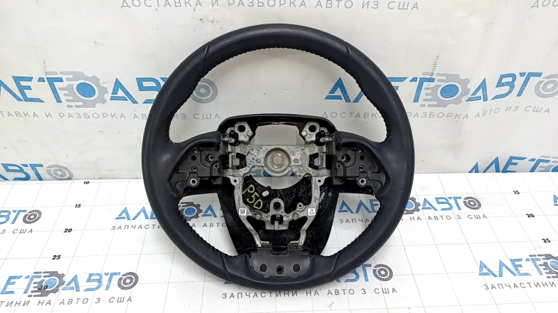 Naked steering wheel for Toyota Prius 50 16-22, black leather, nicks, scuffs
