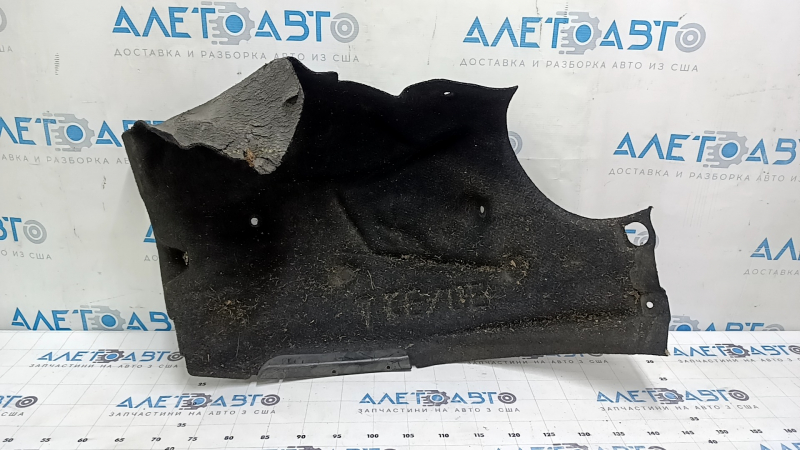 Front left rear fender liner BMW 3 F30 12-15, torn, dented