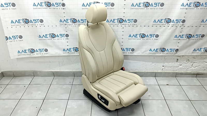 BMW X5 G05 19-23 passenger seat with airbag, electric, heated, Sport, Canberra-Beige leather