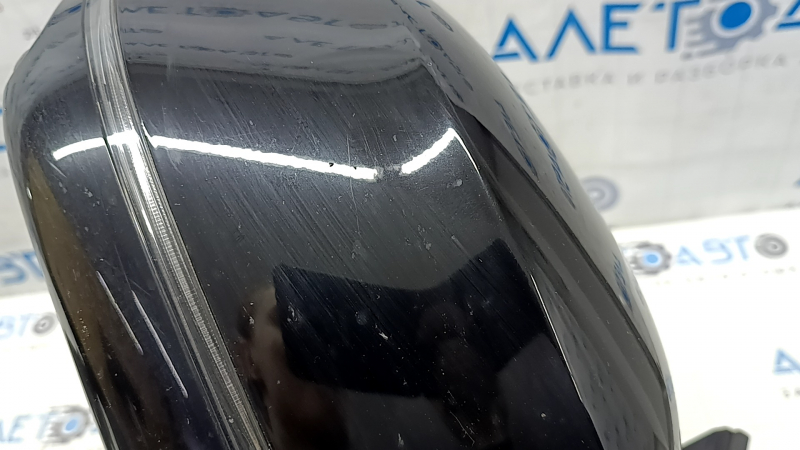 Right side mirror assembly for BMW X5 G05 19-23, 9 pins, turn signal, heating, memory, BSM, camera, black, scratches
