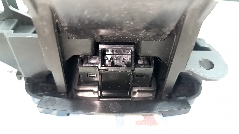 Honda Accord 13-17 hybrid shifter cover, type 1, black, glossy, with chrome, with SPORT button, scratches