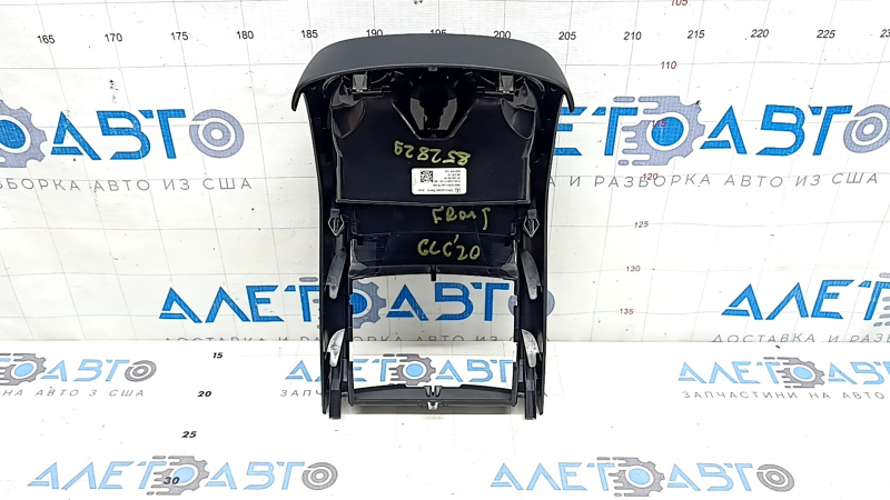 Mercedes GLC 16-22 rear center console trim with air vent, black, scratches