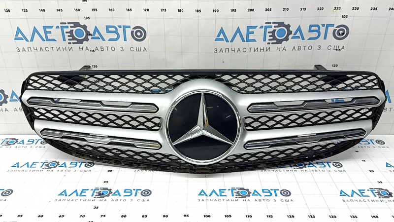 Mercedes GLC 300 20-22 radiator grille assembly without chamber, with emblem, sand