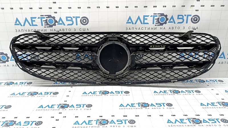 Mercedes GLC 300 20-22 radiator grille assembly without chamber, with emblem, sand