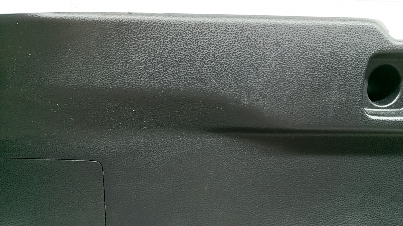Left arch trim for Toyota Venza 21-24, black, with JBL subwoofer, scratches