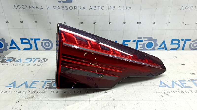 Left LED interior trunk lid light for Audi A4 B9 20-25 sedan, scratches