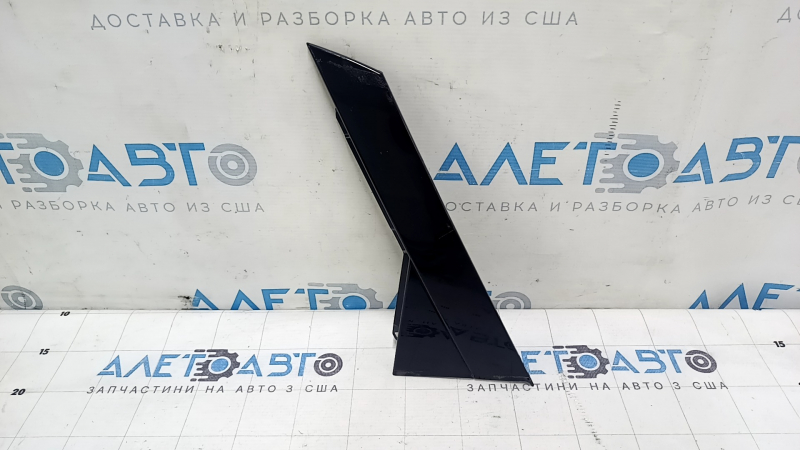 Rear left side door trim for Audi A4 B9 17-25, gloss black, scratches