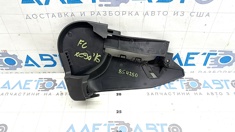Driver's seat side trim, left, center, Volvo XC90 16-25, black, scratches