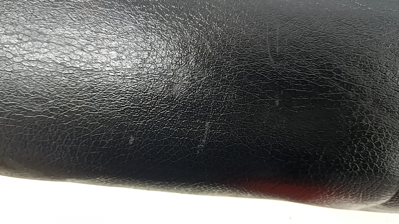 Volvo XC90 16-25 passenger seat cushion upholstery, black leather, heated, scratches, dry cleanable
