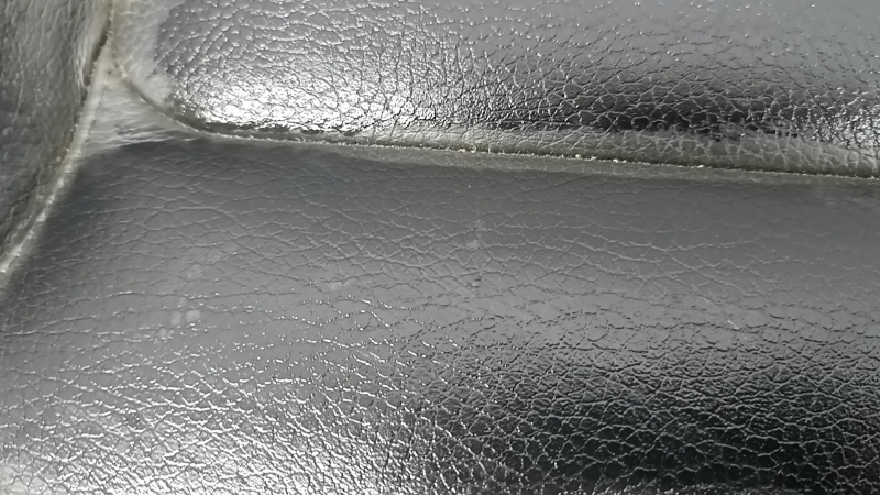 Volvo XC90 16-25 passenger seat cushion upholstery, black leather, heated, scratches, dry cleanable