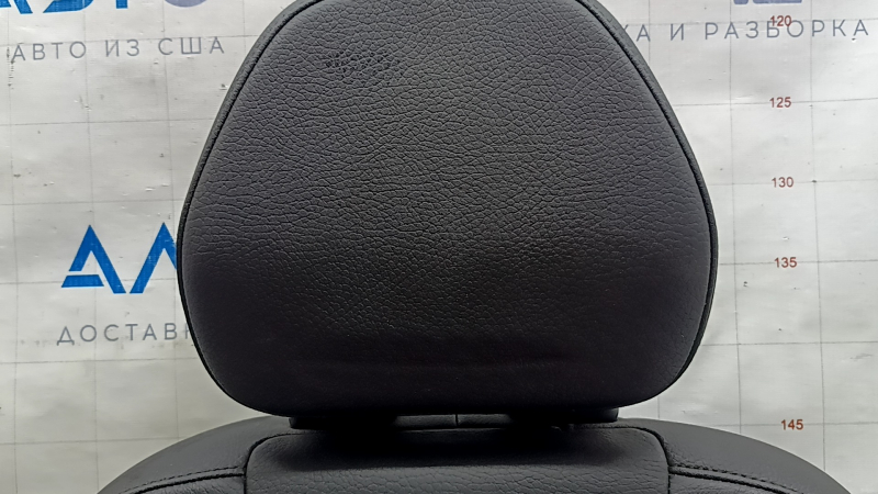 Left rear seat Volvo XC90 16-22 black leather for 3 rows, needs cleaning, dented