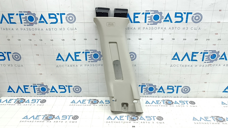 Left side center pillar trim, upper belt, Subaru Impreza 17-23 GK, gray, scratches