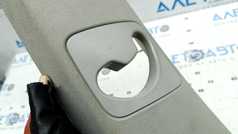 Center pillar trim, upper belt, left, BMW X5 E70 07-13, gray, needs cleaning, taped, worn
