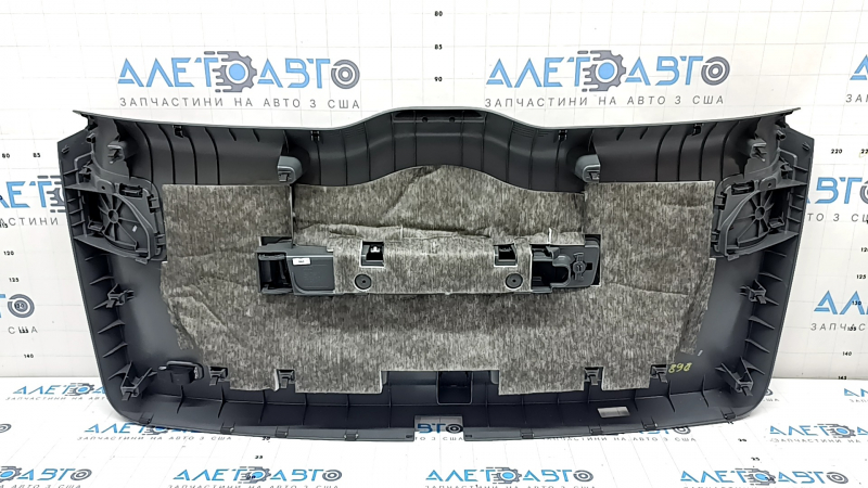 Audi Q5 8R 13-17 lower trunk lid trim, complete, gray, scratches
