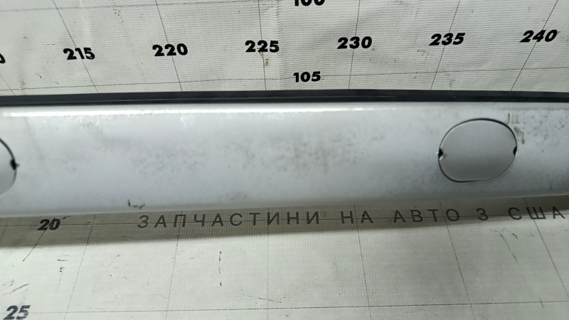 Right longitudinal roof rail for Hyundai Tucson 19-21 without panoramic windows, peeling paint, no fastening, scratches