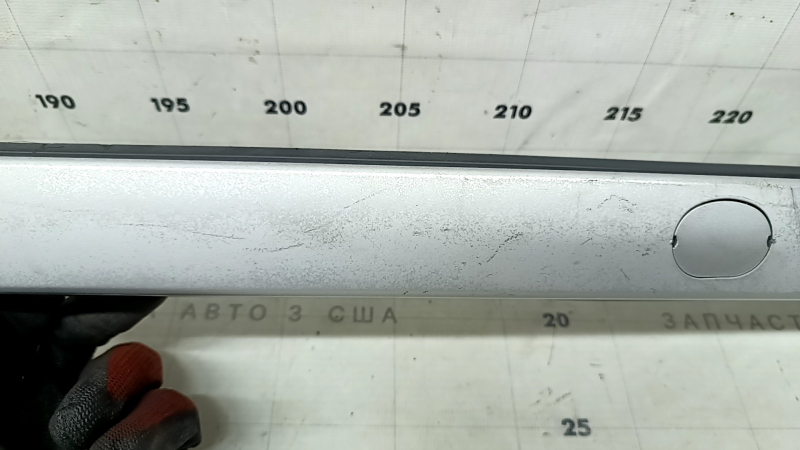 Right longitudinal roof rail for Hyundai Tucson 19-21 without panoramic windows, peeling paint, no fastening, scratches