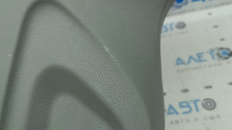 Audi Q5 8R 09-17 passenger seat control trim, gray, scratches, cracks in the fasteners