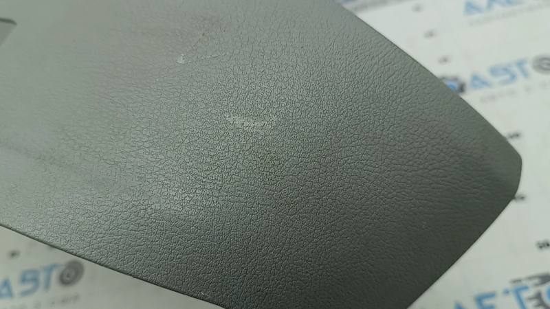Audi Q5 8R 09-17 passenger seat control trim, gray, scratches, cracks in the fasteners