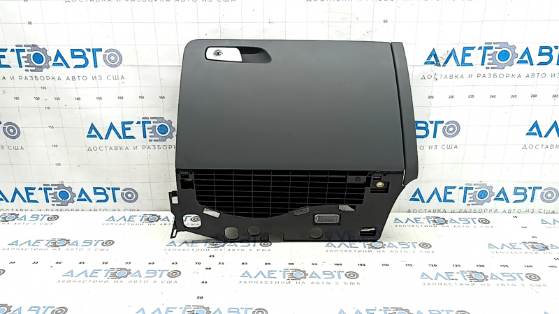 Glove box, glove compartment Audi Q5 8R 09-17 complete, dark gray, scratches, broken mount