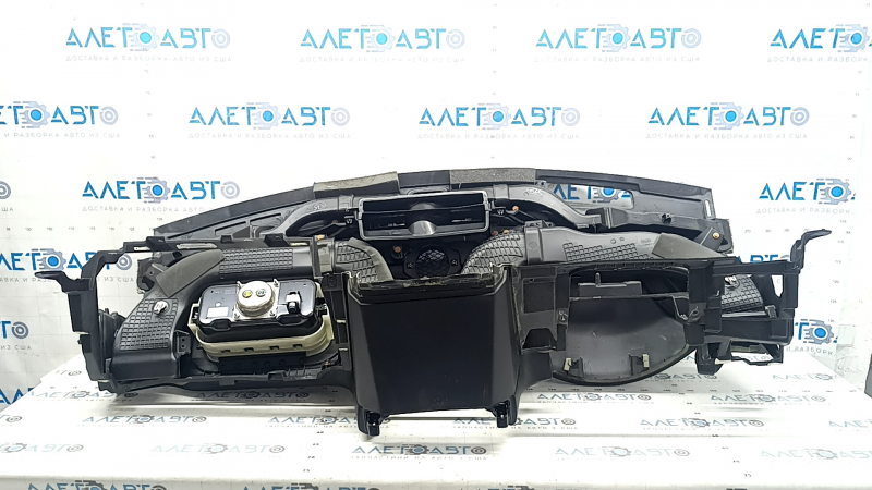 Front dashboard with AIRBAG for Ford Fusion mk5 17-20, black, with start-stop, speaker, and projection