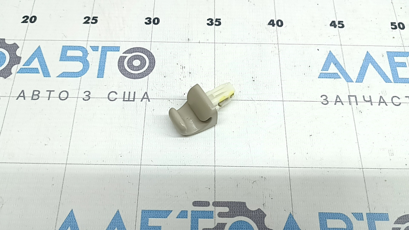 Lexus RX300 RX330 RX350 RX400h 04-09 passenger sun visor mounting hook, beige, for sunroof