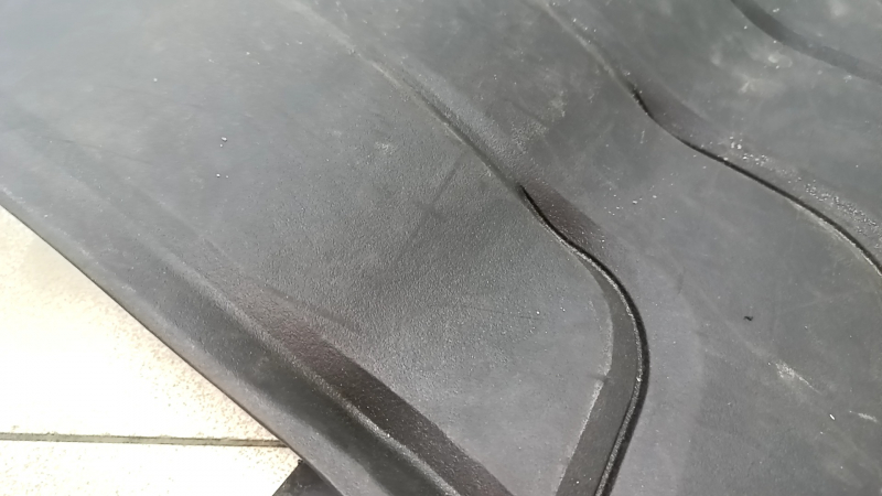 Set of floor mats for BMW X3 F25 15-17, black rubber, worn