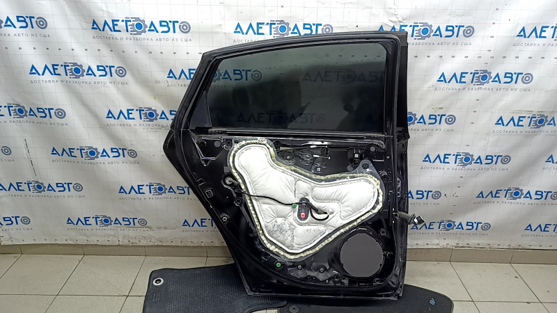 Rear left door assembly for Honda Accord 23-24, black, NH731P, scratches, glued on