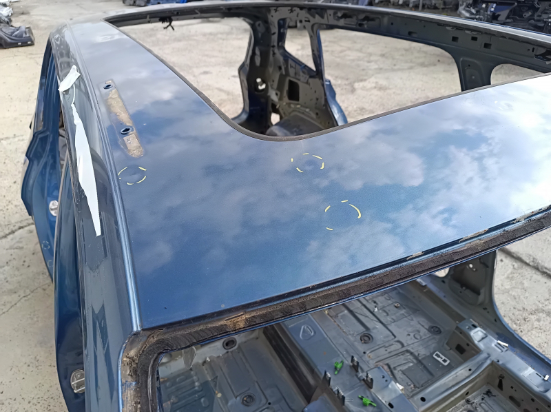 Metal roof for VW Tiguan 18-24 with panoramic windows, on the body, bumpers