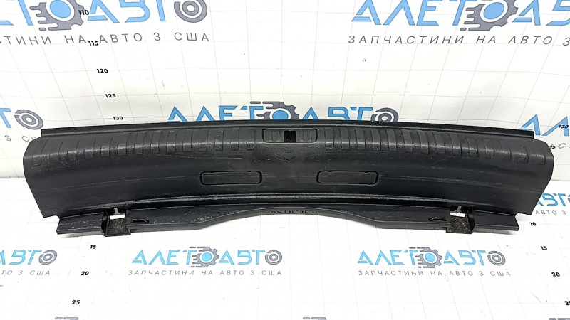 Audi A6 C8 19-24 trunk opening trim, black, scratches, broken fasteners