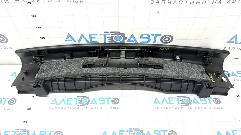 Audi A6 C8 19-24 trunk opening trim, black, scratches, broken fasteners