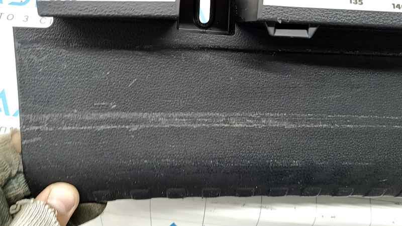 Audi A6 C8 19-24 trunk opening trim, black, scratches, broken fasteners