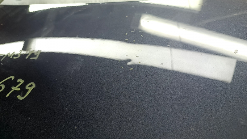 Tesla Model 3 bare trunk lid, 18-20 PMNG graphite, paint chip, dents, and dents