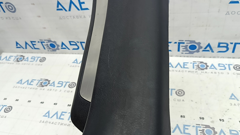 Rear right door sill plate for Lexus RX350 RX450h 10-15, black, scratches, broken mount