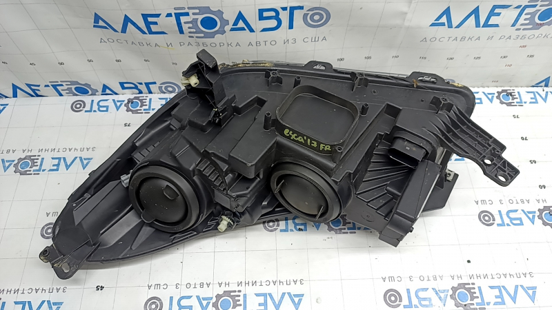 Ford Escape MK3 17-19 right front headlight, halogen + LED, light, scratches, scuffs, broken mount