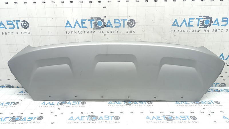 Ford Escape MK3 17-19 front bumper lip trim, silver, scratches