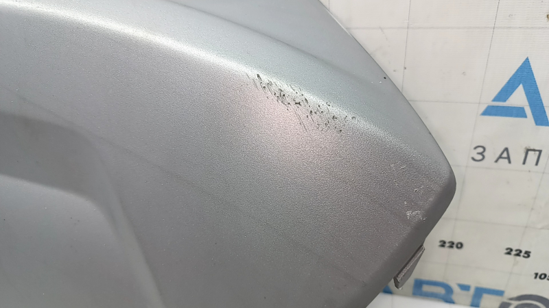 Ford Escape MK3 17-19 front bumper lip trim, silver, scratches