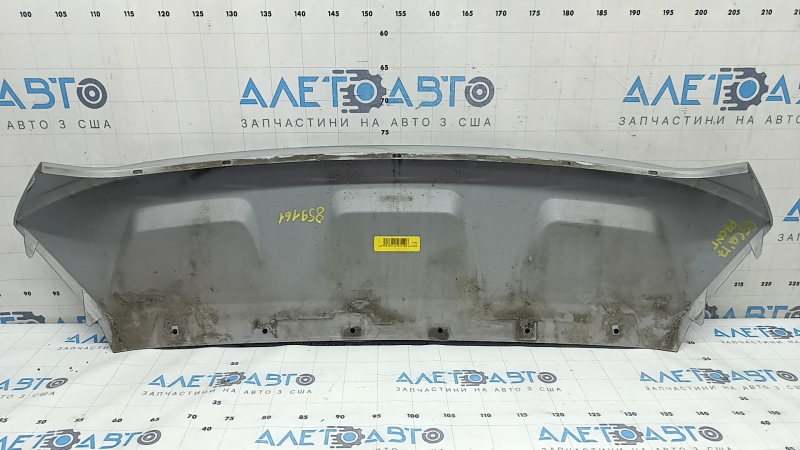 Ford Escape MK3 17-19 front bumper lip trim, silver, scratches