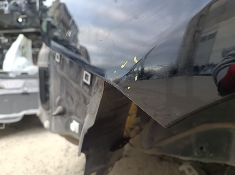 Black quarter wing, rear right, Honda Accord 23-24, on the body, bumps, dents