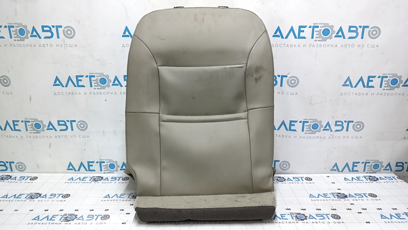 Driver's seat back upholstery for Ford Escape MK3 2017-2019, grey leather, heated, ready to clean